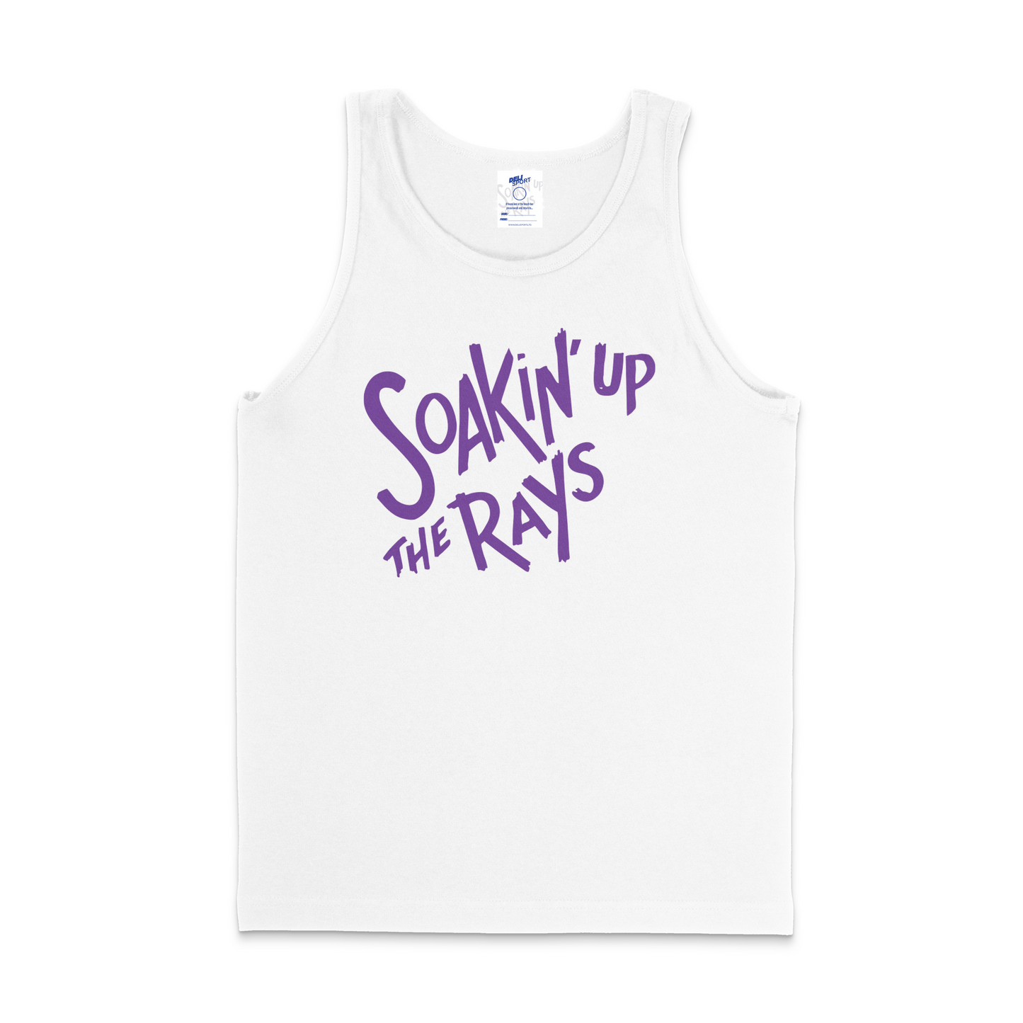 Deli Sport Soakin' Up the Rays White Tank
