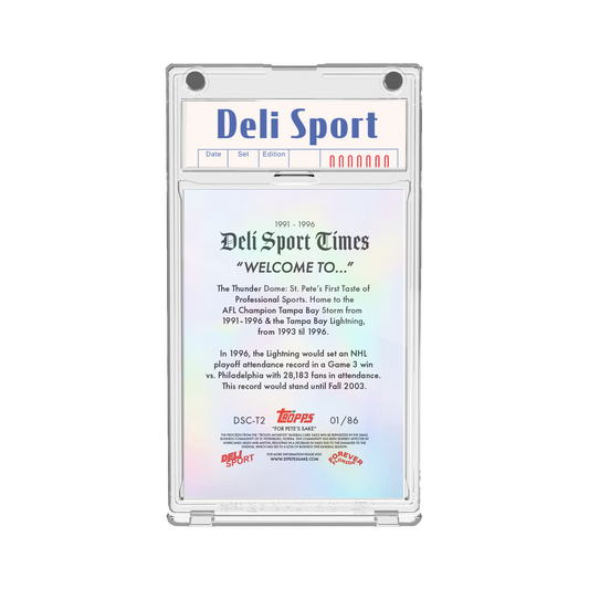 Deli Sport Card T-2 1991 Authentic Roof Relic